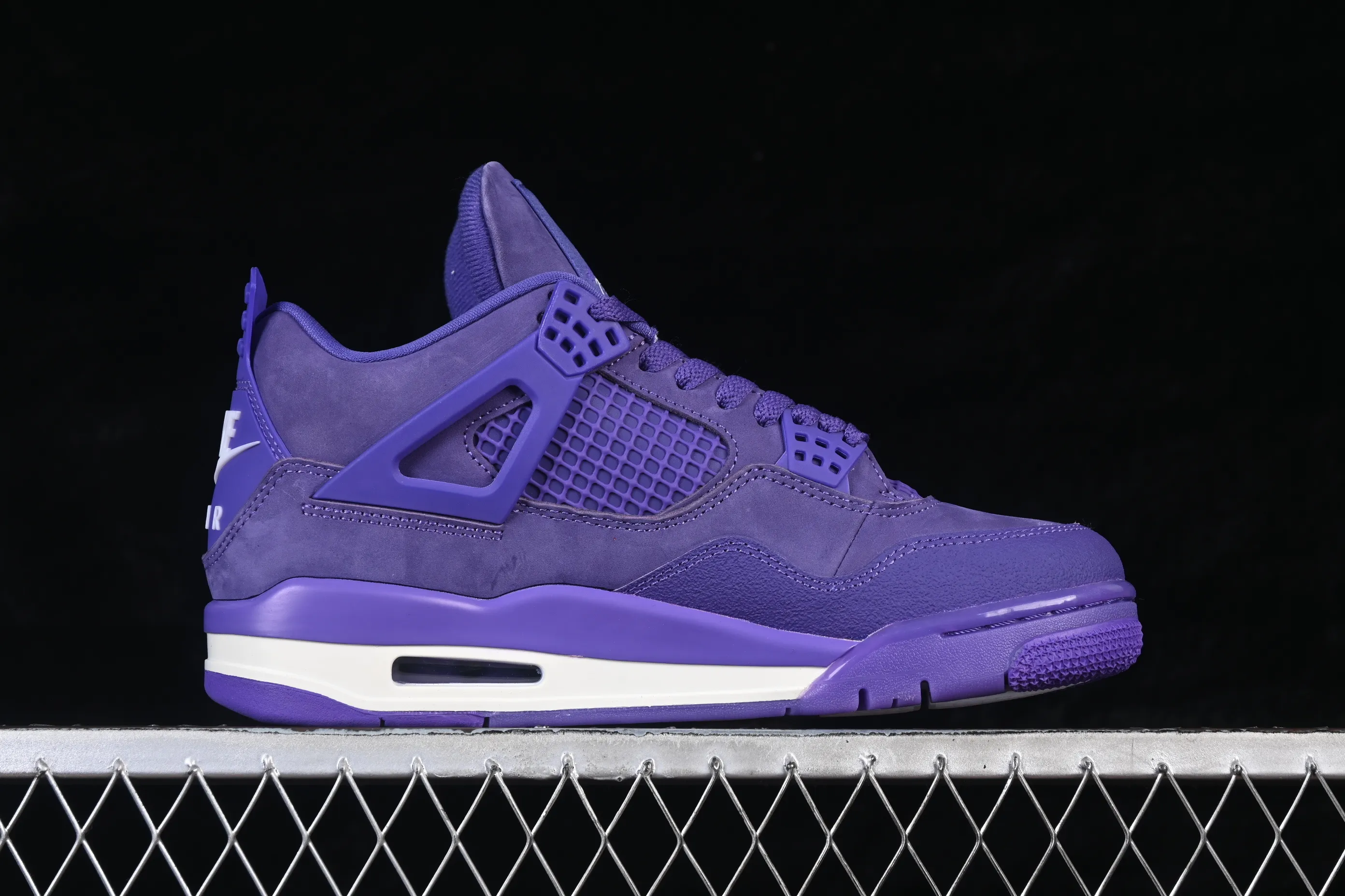 All categories Air Jordan Jordan series basketball shoes Air Jordan 4 Nigel Sylvester x Air Jordan 4 Retro "Purple" AJ4 Joe 4 joint blue brick HF4340-500